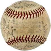 1981-82 Seattle Mariners Team Autographed Official MacPhail AL Foul Baseball With 23 Signatures SKU #263394