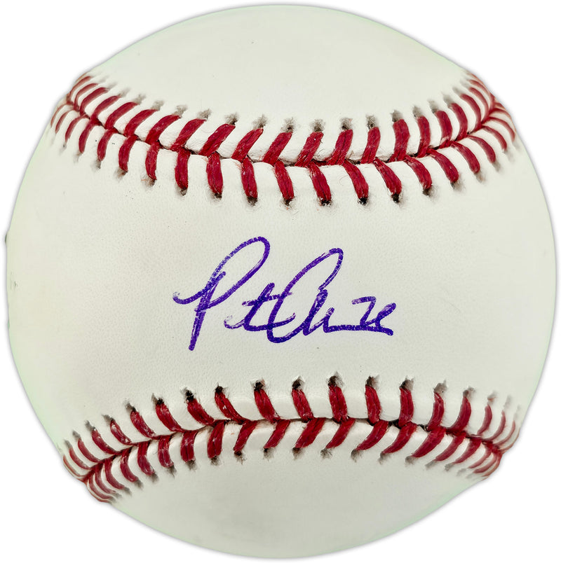 Pete Alonso Autographed Official MLB Baseball New York Mets Fanatics & MLB Holo #PX507574