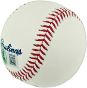 Elly De La Cruz Autographed Official MLB Baseball Cincinnati Reds (Smudged) Beckett BAS Witness #1W820225