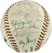 1971 New York Yankees Autographed Official Pro League Baseball With 23 Signatures Including Thurman Munson Beckett BAS #AE85552