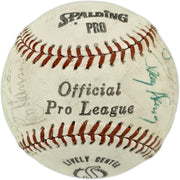 1971 New York Yankees Autographed Official Pro League Baseball With 23 Signatures Including Thurman Munson Beckett BAS #AE85552