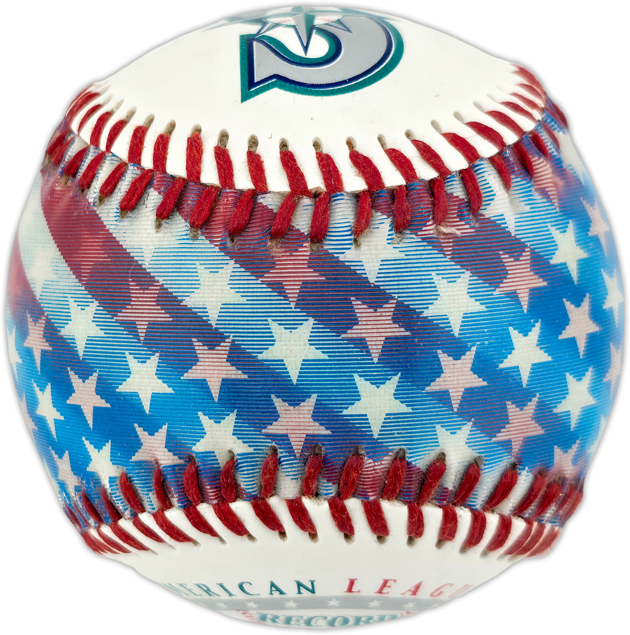 Ichiro Suzuki Autographed Official 2001 Seattle Mariners 116 Wins Record Logo Fotoball Baseball Beckett BAS Witness #4W624933