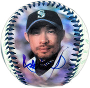 Ichiro Suzuki Autographed Official Fotoball Baseball Seattle Mariners Beckett BAS Witness #4W624956