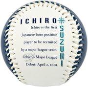 Ichiro Suzuki Autographed Official Fotoball Baseball Seattle Mariners Beckett BAS Witness #4W624934