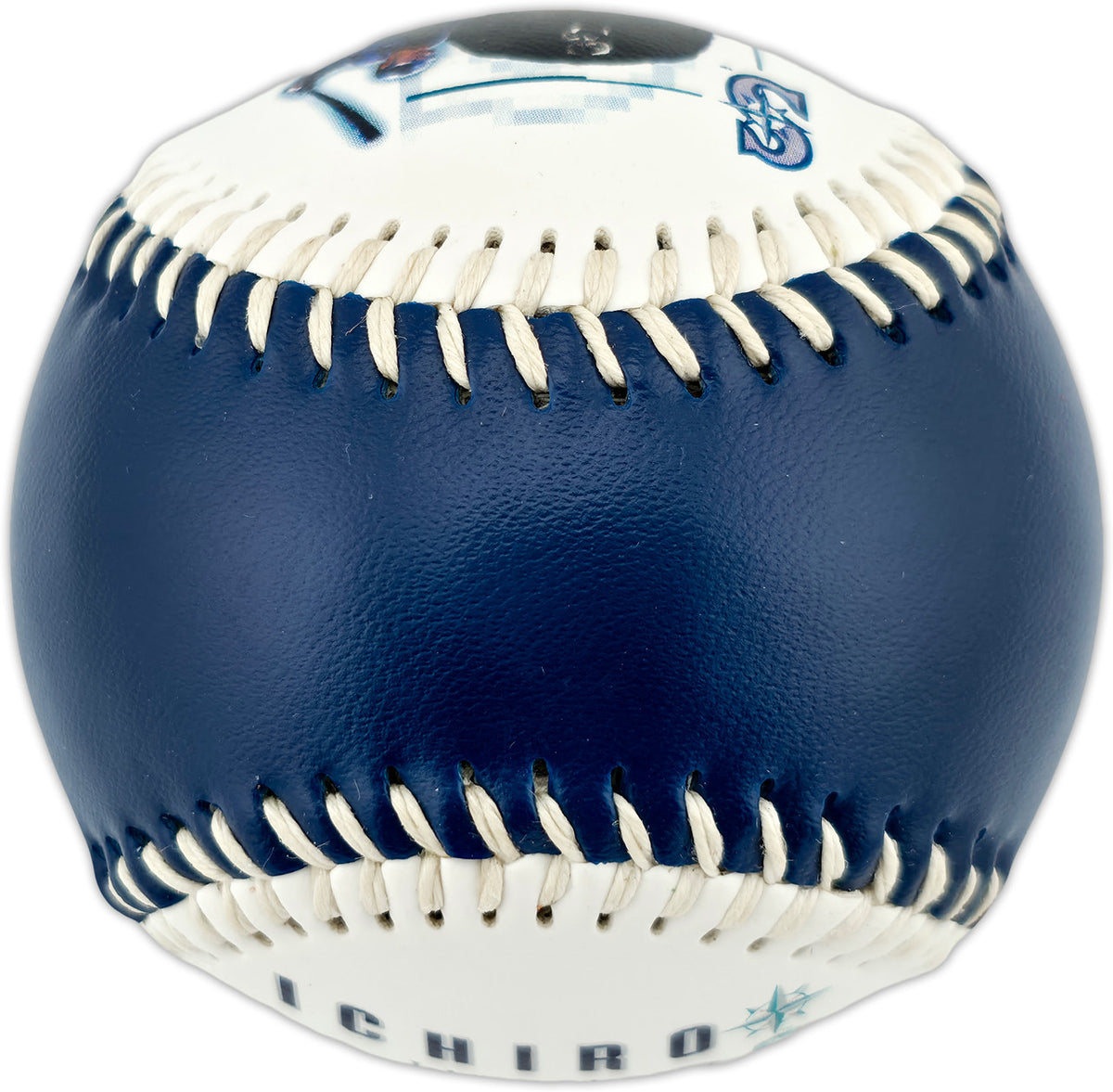 Ichiro Suzuki Autographed Official Fotoball Baseball Seattle Mariners Beckett BAS Witness #4W624934