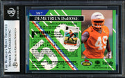 Demetrius DuBose Autographed 1993 Upper Deck SP Rookie Card #256 Tampa Bay Buccaneers Beckett BAS #19957962