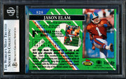 Jason Elam Autographed 1993 Upper Deck SP Rookie Card #75 Denver Broncos Beckett BAS #19957972