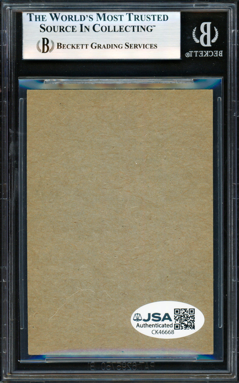 Mark "The Bird" Fidrych Autographed 1977 Topps Rookie Card Detroit Tigers (Blank Back) Beckett BAS #19958066