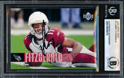 Larry Fitzgerald Autographed 2006 Upper Deck Card #1 Arizona Cardinals Beckett BAS #19958076