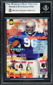 Cortez Kennedy Autographed 1995 Upper Deck Card #198 Seattle Seahawks Beckett BAS #19958179