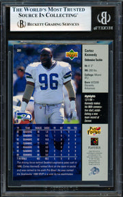 Cortez Kennedy Autographed 1997 Upper Deck Card #281 Seattle Seahawks Beckett BAS #19958218