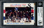 Herb Brooks Autographed 1991 Impel Card #71 1980 Team USA (Signed Twice) Beckett BAS #19828356