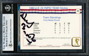 Herb Brooks Autographed 1991 Impel Card #71 1980 Team USA (Signed Twice) Beckett BAS #19828356
