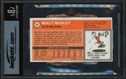 Walt Wesley Autographed 1970-71 Topps Card #55 Cleveland Cavaliers Beckett BAS #19831575