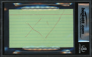 Joe, Dom & Vince Dimaggio Autographed 3x5 Index Card Beckett BAS #19816608