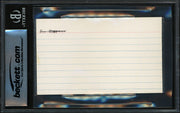 Curt Flood Autographed 3x5 Index Card St. Louis Cardinals Beckett BAS #19816379