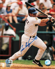 Ivan Pudge Rodriguez Autographed 8x10 Photo Texas Rangers Beckett BAS QR #BV86507