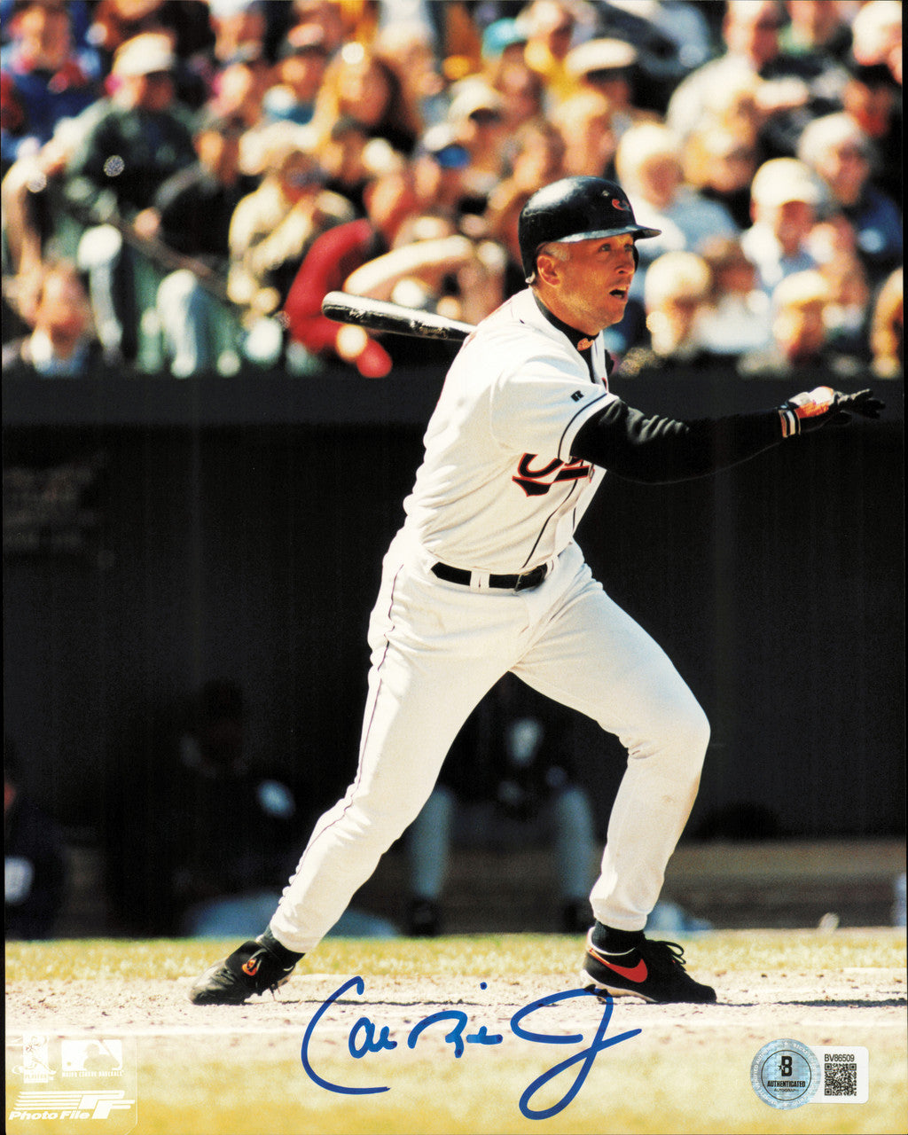Cal Ripken Jr. Autographed 8x10 Photo Baltimore Orioles Beckett BAS QR #BV86509