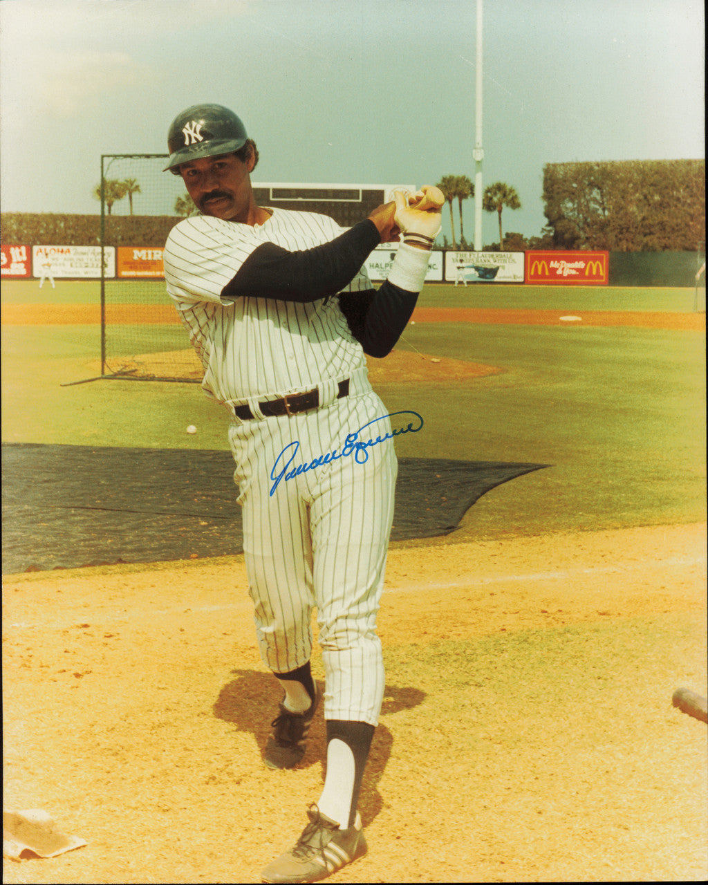 Juan Espino Autographed 8x10 Photo New York Yankees SKU #263487