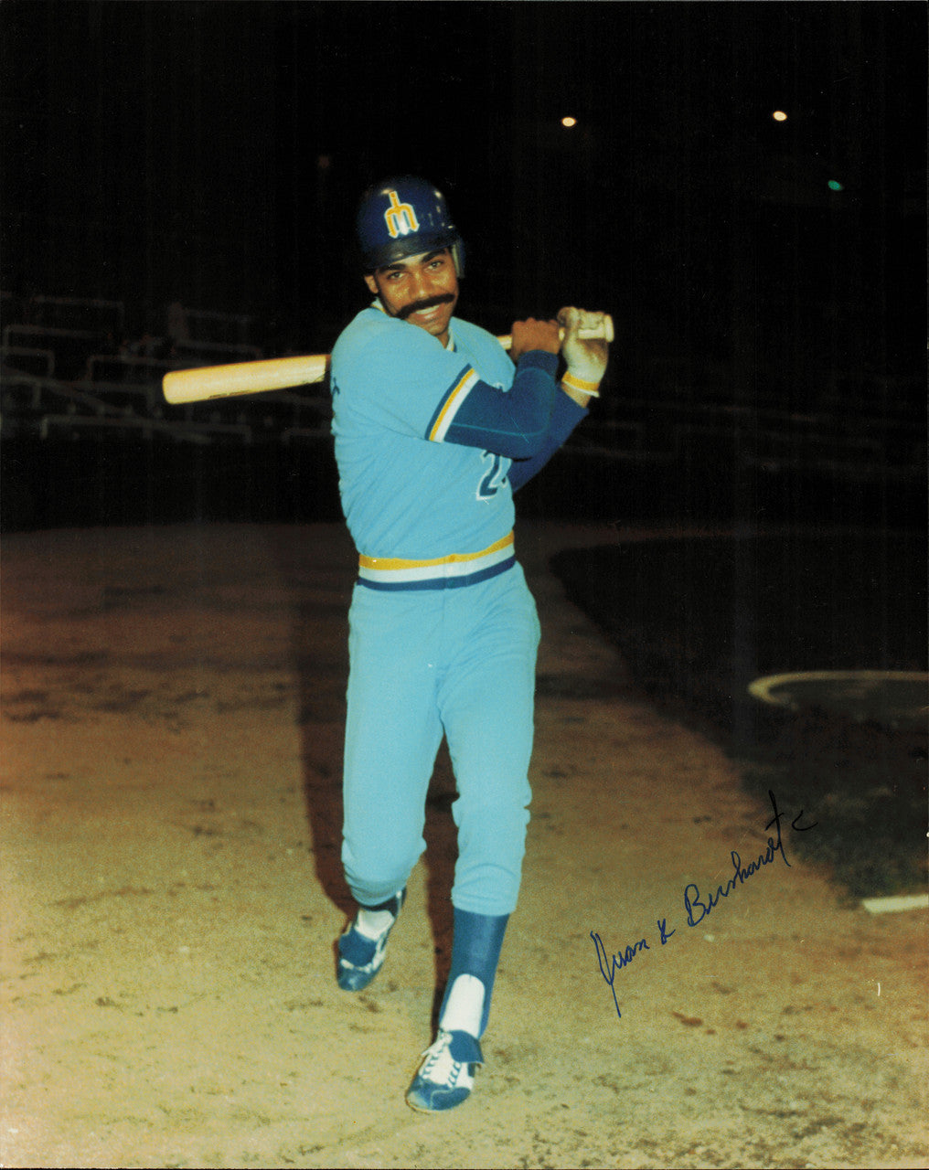 Juan Bernhardt Autographed 8x10 Photo Seattle Mariners SKU #263491