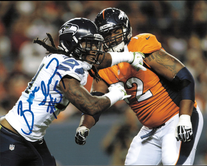 Bruce Irvin Autographed 8x10 Photo Seattle Seahawks (Smudged) SKU #263496
