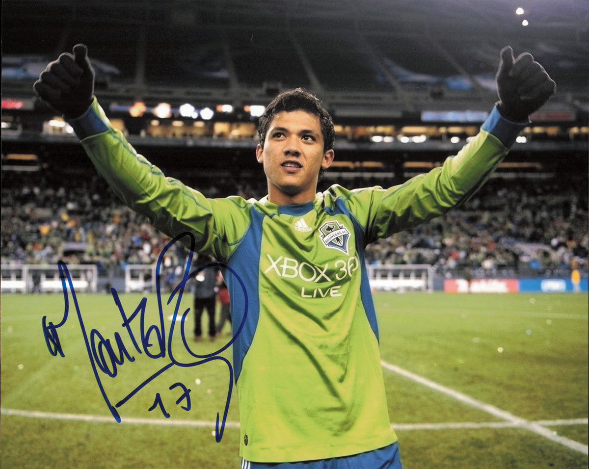 Freddy Montero Autographed 8x10 Photo Seattle Sounders SKU #263503