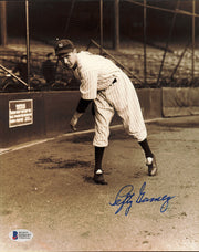 Lefty Gomez Autographed 8x10 Photo New York Yankees (Smudged) Beckett BAS #D20197