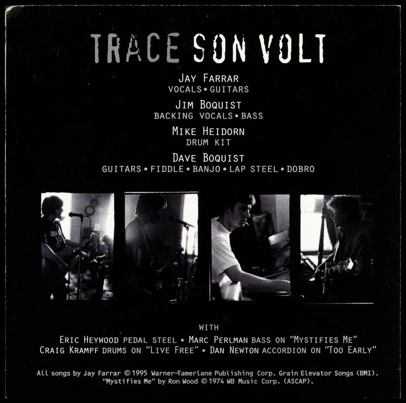 Son Volt Autographed CD Booklet Trace SKU #263514