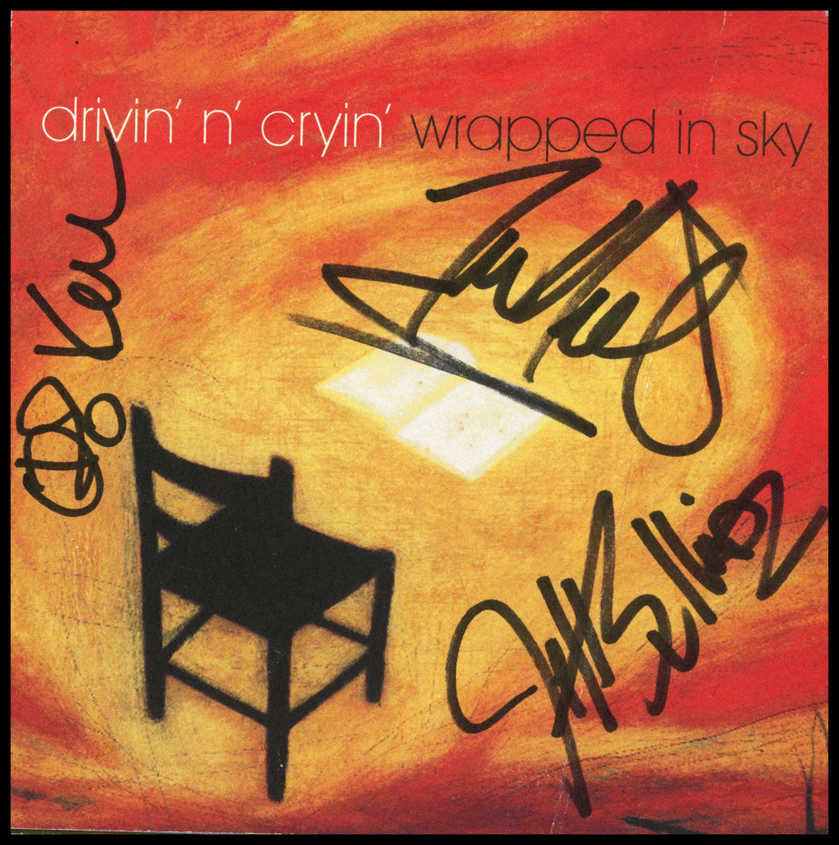 Drivin N Cryin Autographed CD Booklet Wrapped in Sky SKU #263515