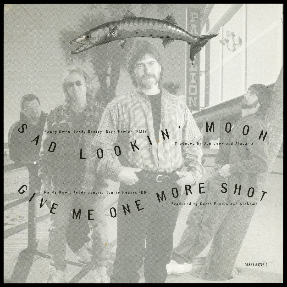 Alabama Autographed CD Booklet Sad Lookin' Moon SKU #263517