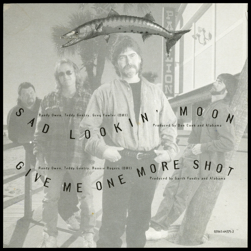 Alabama Autographed CD Booklet Sad Lookin' Moon SKU #263517