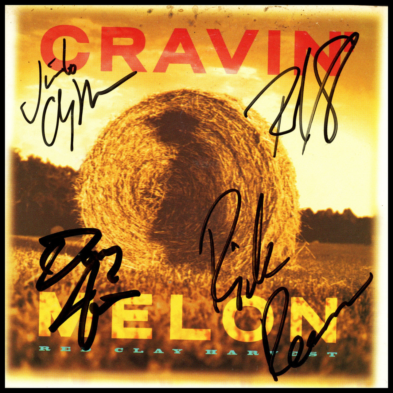 Cravin' Melon Autographed CD Booklet Red Clay Harvest SKU #263522