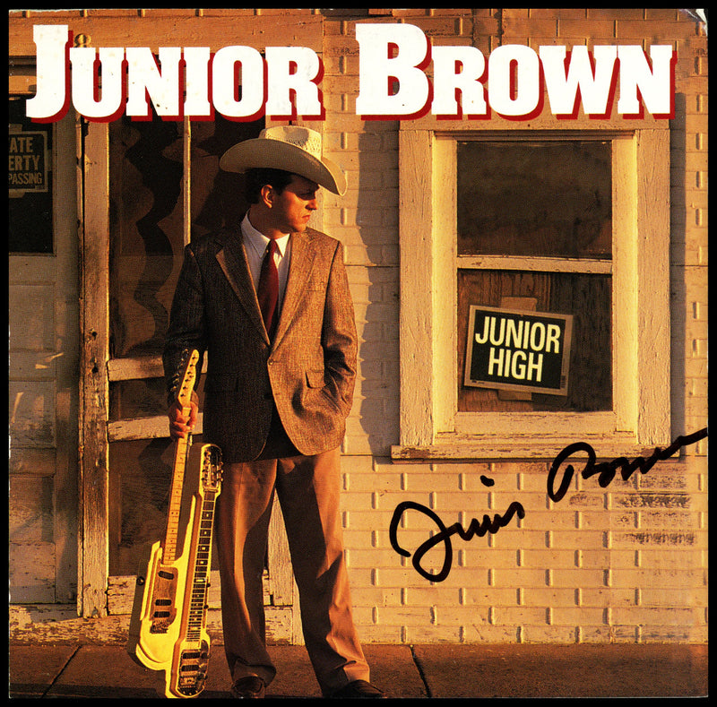 Junior Brown Autographed CD Booklet Junior HighÃƒâ€šÃ‚Â (EP) SKU #263523