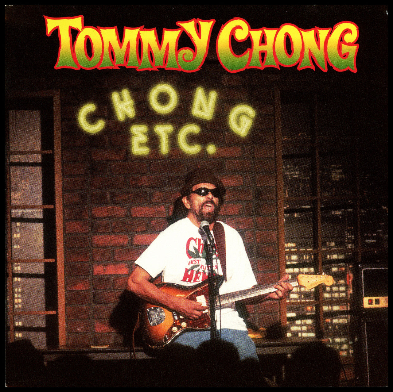 Tommy Chong Autographed CD Booklet Chong Etc. SKU #263527