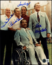 Sandy Koufax, Duke Snider, Pee Wee Reese, & Don Drysdale Autographed 8x10 Photo Dodger Hall of Famers Beckett BAS #AE85161