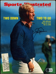 Jack Nicklaus Autographed Sports Illustrated Magazine Beckett BAS #AE85158