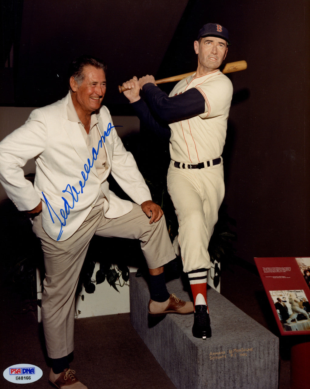 Ted Williams Autographed 8x10 Photo Boston Red Sox PSA DNA #E48166