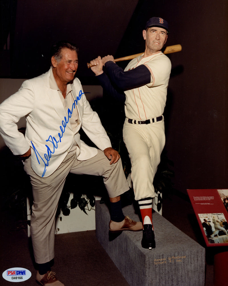 Ted Williams Autographed 8x10 Photo Boston Red Sox PSA DNA #E48166