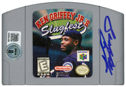 Ken Griffey Jr. Autographed Ken Griffey Jr.'s Slugfest Video Game Cartridge Nintendo N64 Seattle Mariners Beckett BAS Stock #263443