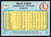 Mark Littell Autographed 1982 Fleer Card #120 St. Louis Cardinals SKU #263620