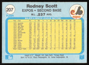 Tim Raines Autographed 1982 Fleer Card #207 Montreal Expos SKU #263629