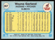 Wayne Garland Autographed 1982 Fleer Card #367 Cleveland Indians SKU #263639