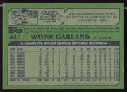 Wayne Garland Autographed 1982 Topps Card #446 Cleveland Indians SKU #263687