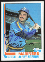Jerry Narron Autographed 1982 Topps Card #719 Seattle Mariners SKU #263705