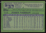 Jerry Narron Autographed 1982 Topps Card #719 Seattle Mariners SKU #263705