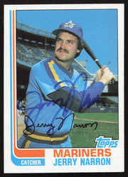 Jerry Narron Autographed 1982 Topps Card #719 Seattle Mariners SKU #263707
