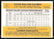 David Palmer Autographed 1983 Donruss Card #68 Montreal Expos SKU #263712