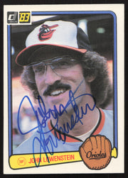 John Lowenstein Autographed 1983 Donruss Card #153 Baltimore Orioles SKU #263718