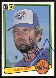 Dale Murray Autographed 1983 Donruss Card #381 Toronto Blue Jays SKU #263733