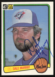 Dale Murray Autographed 1983 Donruss Card #381 Toronto Blue Jays SKU #263734
